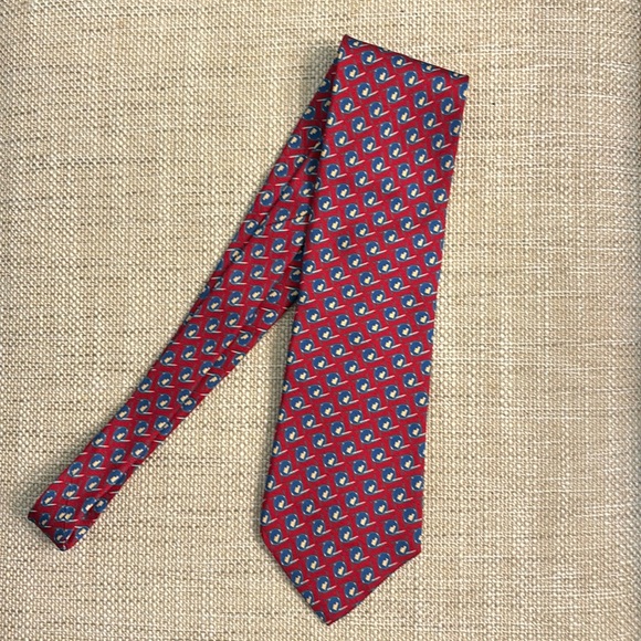 Vintage Christian Dior Monsieur Tie Silk USA New Old Stock W/Tags - Picture 7 of 9